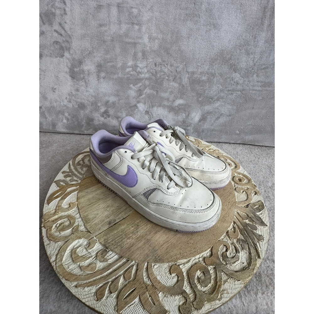 Nike Air Force 1 Low Lilac Swoosh Sneakers Women US 9 EUR 40.5